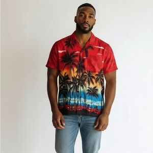 Tropical Button Down Shirt